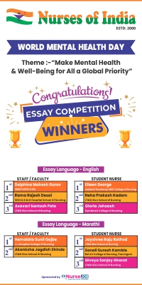 Nurses of India - Announcing Winners of the ‘Essay Writing Competition'